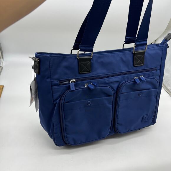 IHKWIP Cargo Catchall Tote with Two Crossbody Straps French Navy - Picture 2 of 15